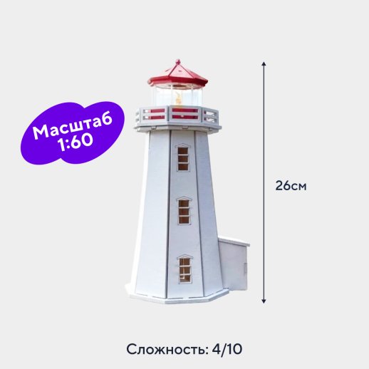 Сборная модель «Маяк Пеггис Ков», #2
